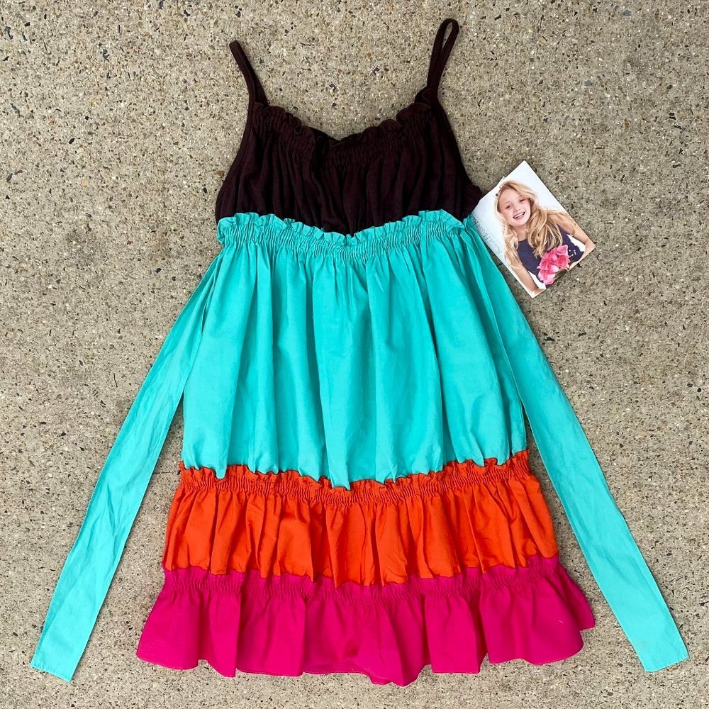 Sweet Heart Rose Size 16 Ruffled Tiered Sundress NWT